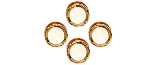 Round Mother of Pearl with Diamond Cut Edge Set of 4 Dress Studs