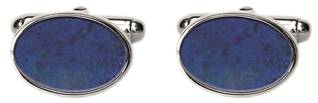 Lapis Lazuli Oval Sterling Silver Cufflinks