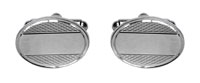 oval patterned cufflinks