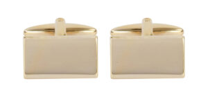 Gold Plate Hire Wear Cufflinks Unboxed