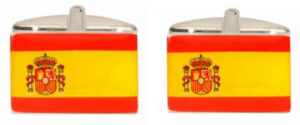 Spanish flag Cufflinks