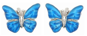 Blue Butterly shaped Cufflinks