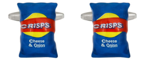 Packet of crisps shaped Cufflinks
