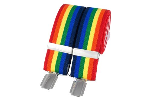 Mens Rainbow Pride Braces