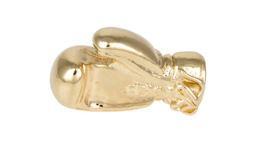 Boxing Glove Tie Tac Gold Plate