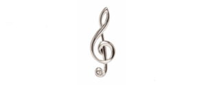 Musical Note Lapel Pin