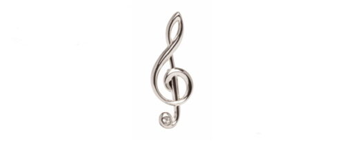 Musical Note Lapel Pin