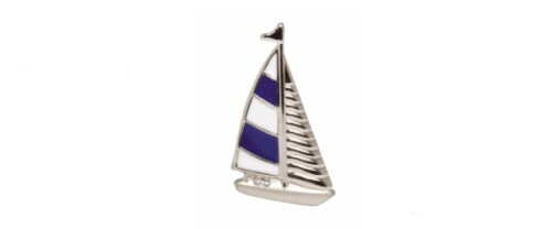 Mens Sailing Yacht Tie Pin