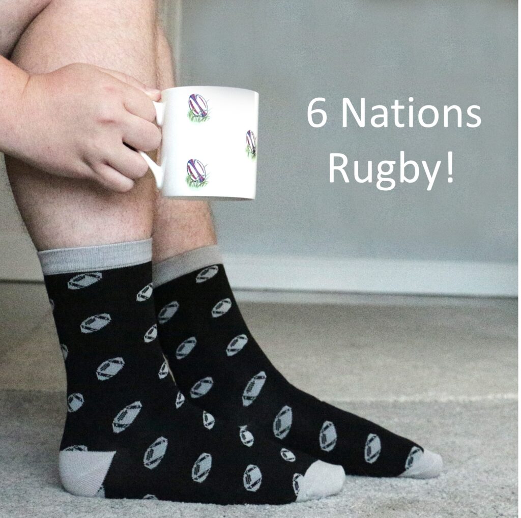 Rugby Mug & Sock Set